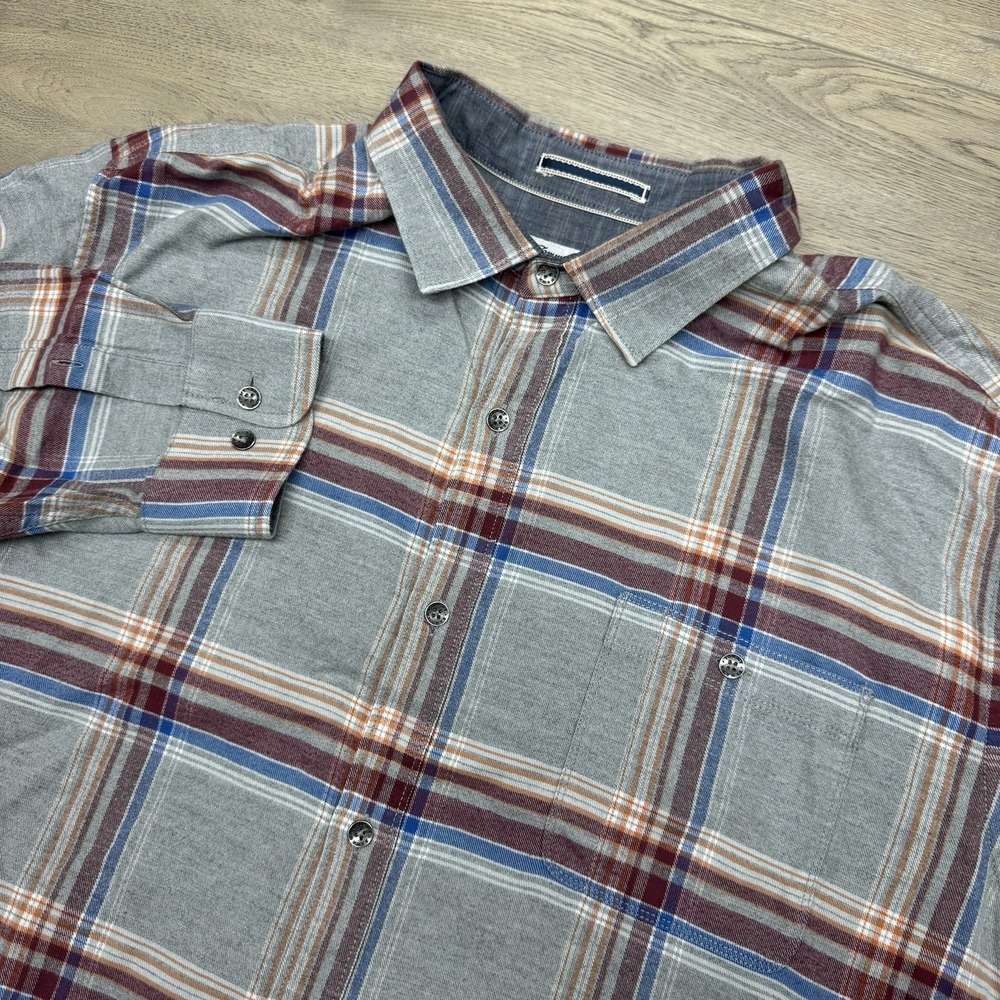 Tommy Bahama Canyon Beach Flannel Multicolor Check Men's Sz 3XL Beach Resort